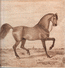 After N.G. Sverchkov drawing "The ''Yashma II'' stallion". 22x22 cm